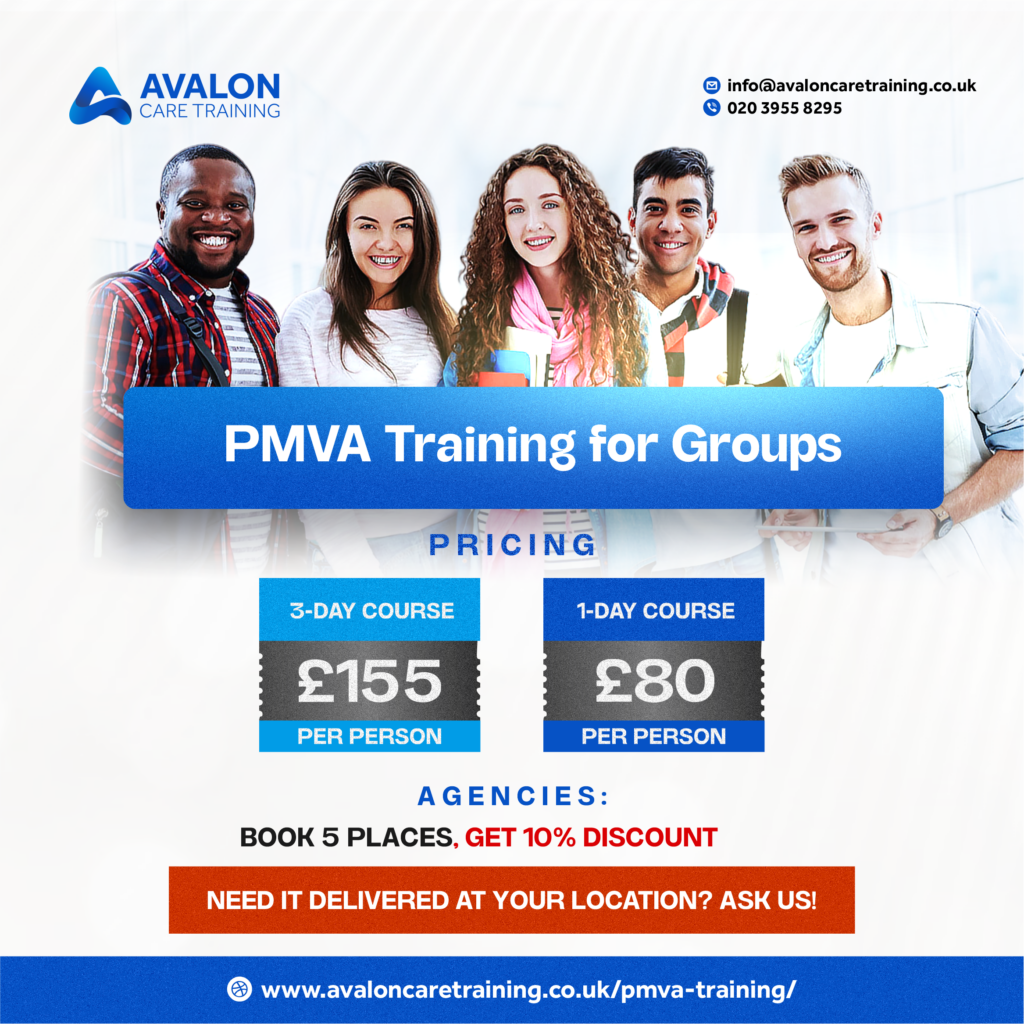 group pmva training by avalon care